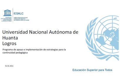 DOCENTES Y ADMINISTRATIVOS DE LA UNAH FUERON CAPACITADOS EN ESTRATEGIAS PARA LA CONTINUIDAD PEDAGÓGICA POR LA UNESCO