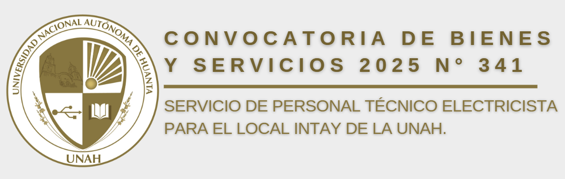 Convocatoria de Bienes y servicios 2025 N° 341